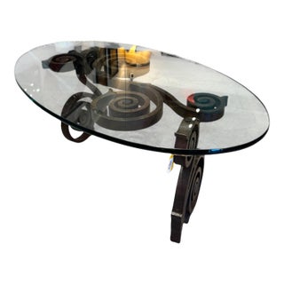 Glass Top Coffee Table For Sale
