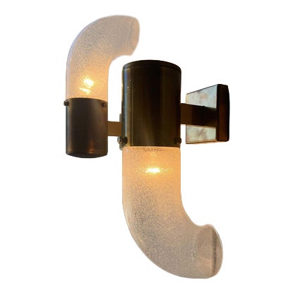 Murano Glass Wall Sconce by Aldo Nason for Mazzega, Italy, 1970s For Sale