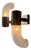 Murano Glass Wall Sconce by Aldo Nason for Mazzega, Italy, 1970s For Sale