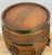 Vintage French Style Barrel Drink Cabinet in Oak For Sale - Image 10 of 12
