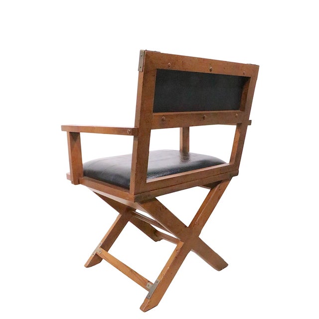 Bernhardt Stylized Directors Chair by Bernhardt C. 1970's For Sale - Image 4 of 10