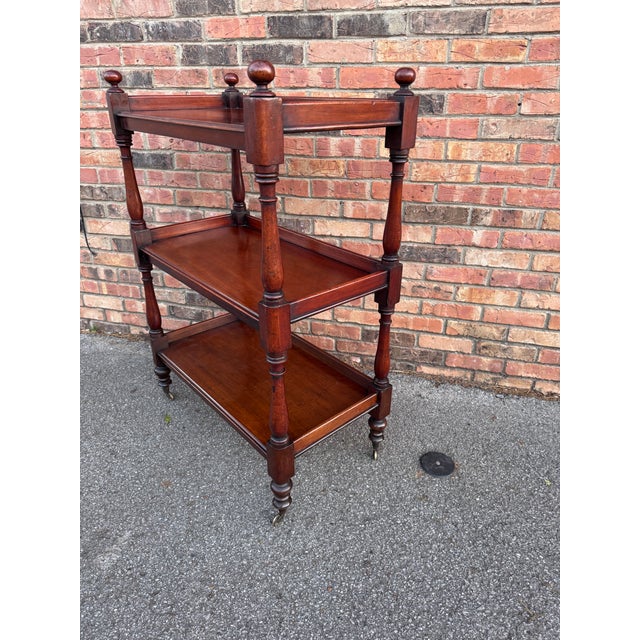 Brown 19th Century English Trolley Etagere For Sale - Image 8 of 8