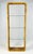 Mid-Century Modern Wicker and Glass Etagere Bookcase Display Shelf Attributed to Founders, Mid Century Modern For Sale - Image 3 of 15