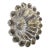 Antique Clear Pressed Glass Hobnail Toothpick Holder / Small Vase For Sale