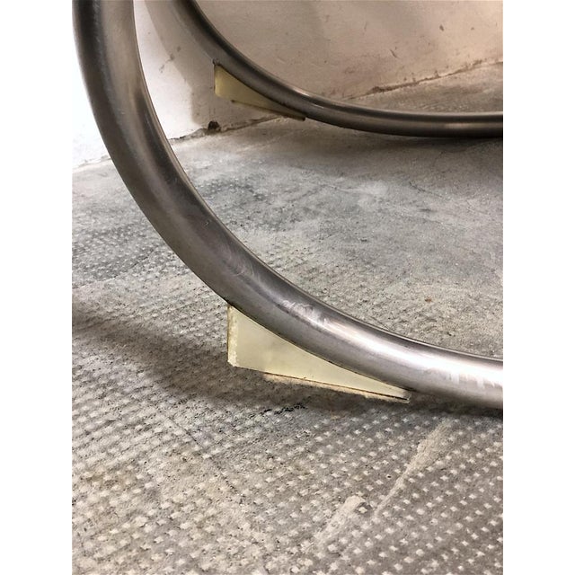 Crome Metal Crawl Armchair by Heals, London, 1970s For Sale - Image 14 of 15