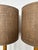 Postmodern Bamboo and Glass Lampshades, Italy, 1980s, Set of 2 For Sale - Image 3 of 11