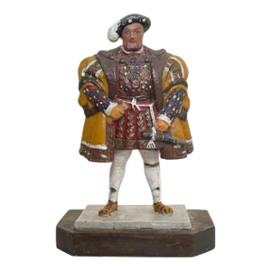 Small Traditional British Hand Painted Gothic Tudor Royal Monarch King Henry VIII Figurine