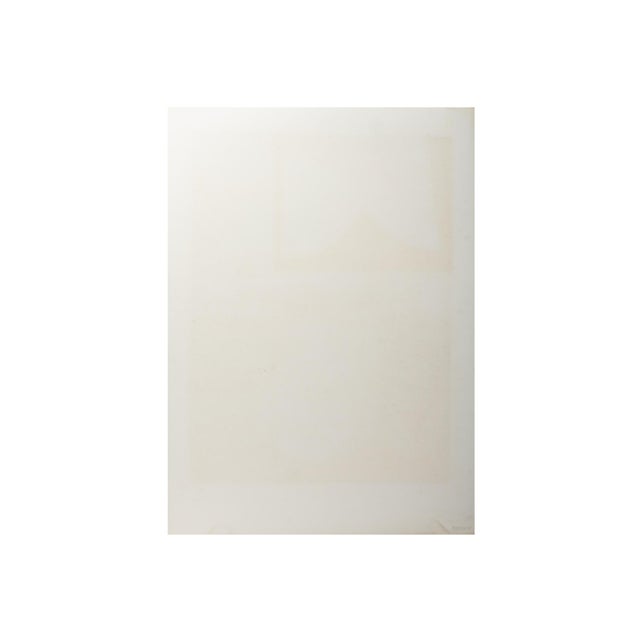 Gray 1973 Structure Series #48 Serigraph Print by Harry Hilson For Sale - Image 8 of 8