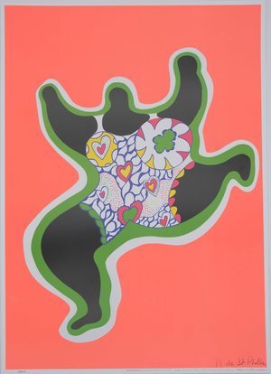 Niki de Saint-Phalle, Nana qui danse, Lithograph