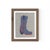 Willa Heart Dottie the Cowboy Boot by Willa Heart in Walnut Frame, Mini Art Print For Sale - Image 4 of 4