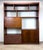 Mid Century Danish Modern Style Walnut Wall Unit / Bookcase / Writing Desk / Cabinet For Sale - Image 11 of 12