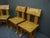 Oak Dining Chairs, 1980s Set of 5 For Sale - Image 6 of 16