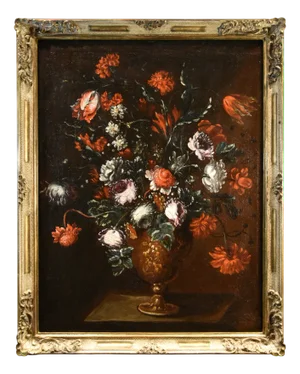 Francesca Volò Smiller detta Vincenzina, Still Life with Flowers, 1680, Oil on Canvas