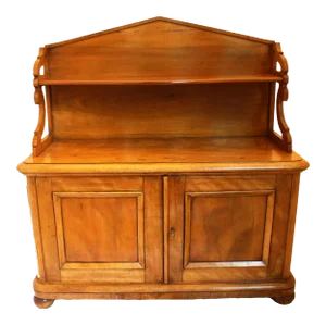 Mid 19th Century English Birch Hanging Cabinet