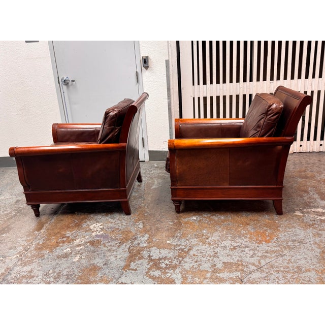 Bernhardt Martha Stewart Signature for Bernhardt Lounge Armchairs, Pair For Sale - Image 4 of 12