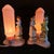 Vintage Art Deco Courting Couples Pink Glass Lamps1930s Era - a Pair For Sale - Image 9 of 12