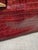 Embossed Crocodile Travel Satchel Bag, Maroon For Sale - Image 12 of 13