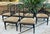 Faux Bamboo Chinese Chippendale Style Dining Chairs – Set of 6 Including 2 Armchairs, 4 Side Chairs, Leopard Upholstery For Sale - Image 12 of 12