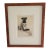Morgan Dennis “Police Protection” Signed Etching / Illustration, Framed, C. 1930s For Sale