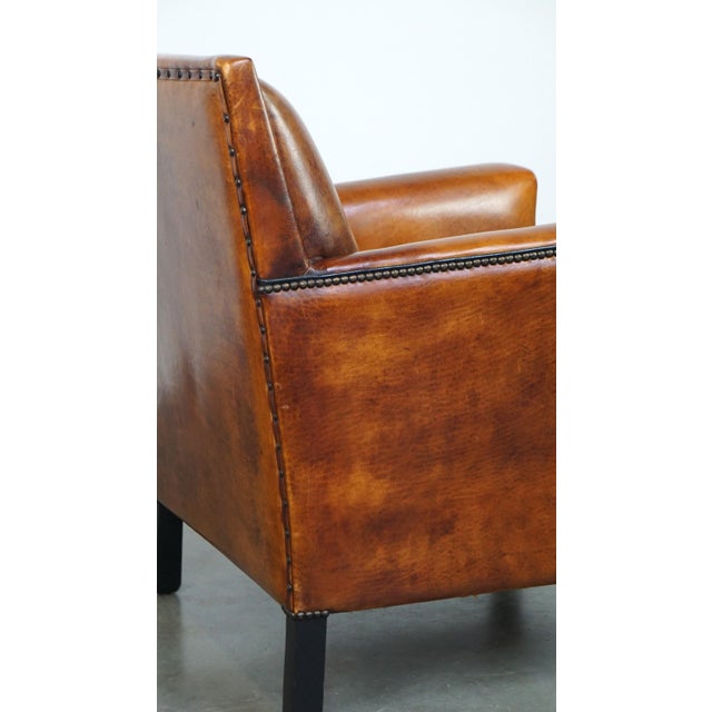 Art Deco Sheepskin Armchair with Details For Sale - Image 11 of 18