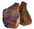 Pr. Vintage Organic Wooden Bookends For Sale - Image 4 of 10