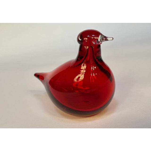 Tirri Mouth-Blown Glass Art Birds by Oiva Toikka for Iittala, Finland 1980s, Set of 2 For Sale - Image 16 of 18