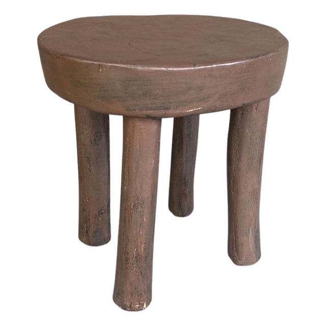 African Side Table or Stool For Sale