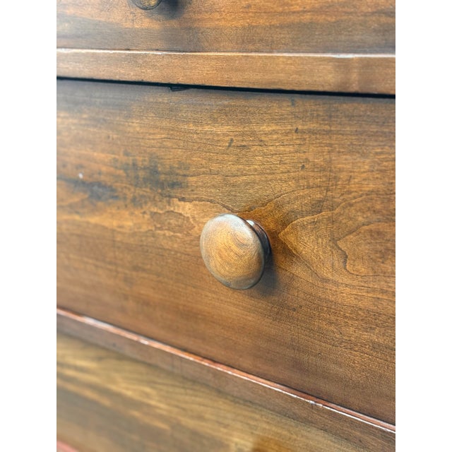 Mid 19th Century Sheraton Chest of Drawers For Sale - Image 9 of 12