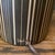 Metal Mid 20th Century Art Pottery Brown Striped Table Lamp by Gordon Martz for Marshall Studios For Sale - Image 7 of 7