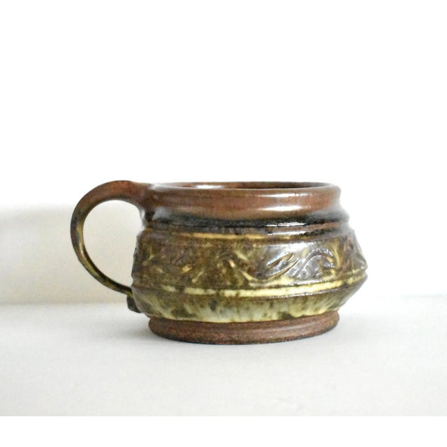 Mid-Century Modern Mid-Century Studio Pottery Soup Bowls - Set of 3 For Sale - Image 3 of 10