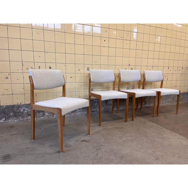 Vintage Dining Chairs by H.W. Klein for Bramin, 1960s, Set of 4 For Sale - Image 3 of 9