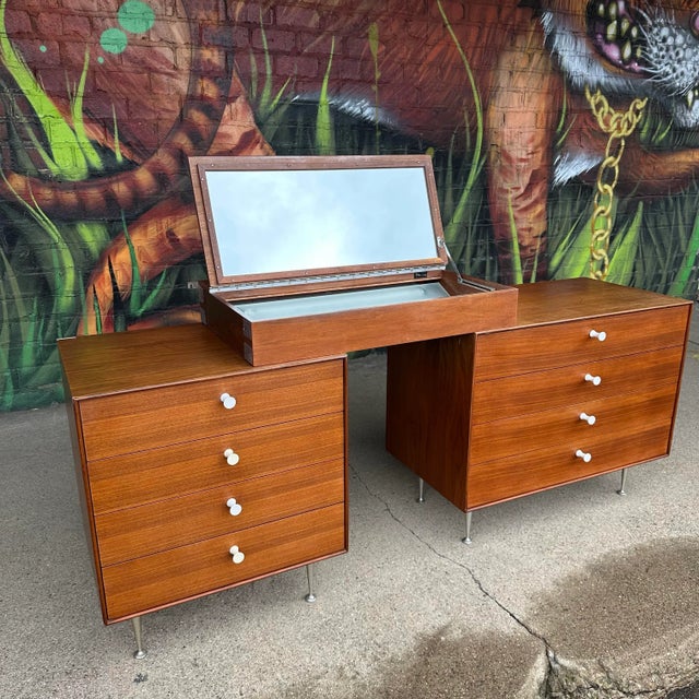 George Nelson for Herman Miller Thin Edge Chests With Vanity For Sale - Image 12 of 12