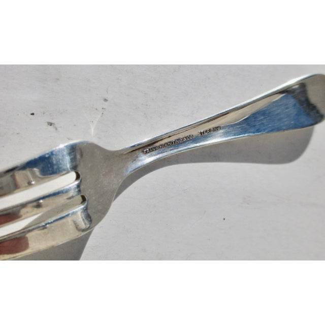 Frank M. Whiting & Company Sterling Art Nouveau Lily Fork by Frank M Whiting For Sale - Image 4 of 4