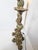 Celadon Large Antique Celadon Green & Gilded Candlestick Table Lamps -a Pair For Sale - Image 8 of 13