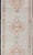 Tribal Turkish Oushak Runner With Soft Ivory Field and Peach Geometric Medallions For Sale - Image 3 of 12
