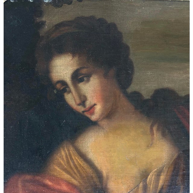 19th Century Cumaean Sybil Portrait After Giovanni Romanelli, Italy Offered for sale is a lovely 19th century oil painting...