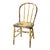 Antique Chippy Paint Spindle Back Chair For Sale