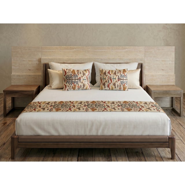 Japanese Ceremonial Silk Bed Runner Set by Renaras, Set of 5 For Sale - Image 6 of 6