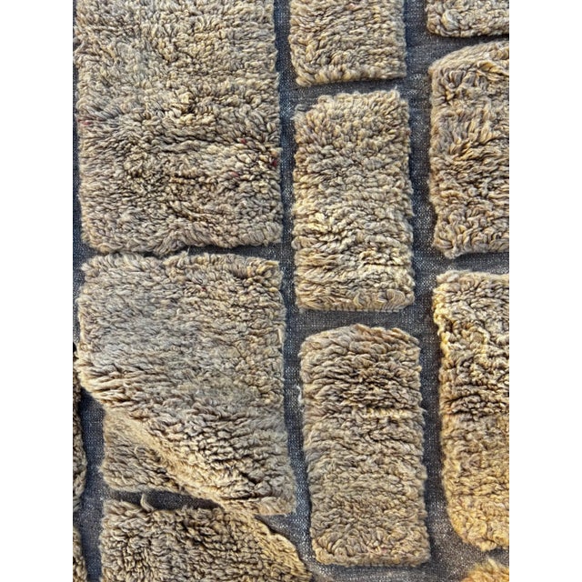 Textile Moroccan Mrirt Rug Handmade Wool For Sale - Image 7 of 11