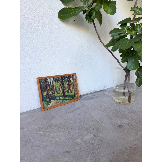 J. Biot, Small Oil Painting, 1950s, Oil Painting, Framed For Sale - Image 6 of 15