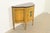 Baker Furniture Company Italian Neoclassical Paint Decorated Demilune Console or Bar Cabinet For Sale - Image 4 of 14