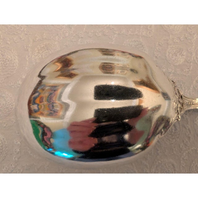 Metal Early 20th Century Reed & Barton "Frances I" Sterling Silver Large Serving Spoon, Old Marks For Sale - Image 7 of 14