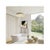 White Canopy 421 Suspension Lamp by Francesco Rota for Oluce For Sale - Image 4 of 7