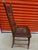 1900 - 1909 Antique American Pressed Back Oak Dining Chair With Embossed Leather Seat For Sale - Image 5 of 14
