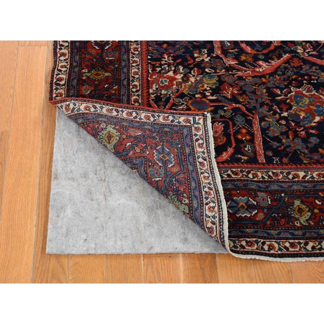 1920s 1920s Blue Antique Persian Rug For Sale - Image 5 of 7