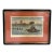 Late 19th Century Hand-Colored Chinoiserie Engraving From 1874 in Asian Inspired Frame For Sale