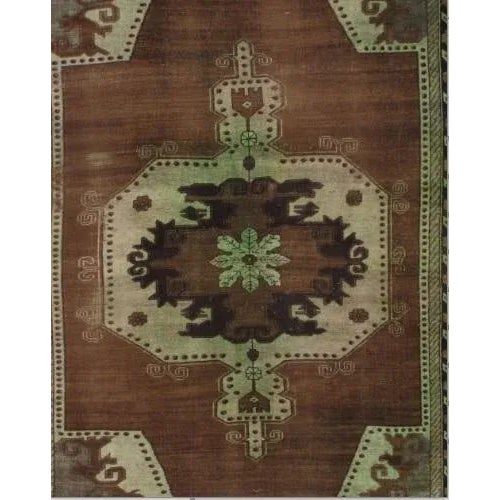 Genuine Turkish Oushak Design Handmade Hand-knotted. Lamb's wool on a Cotton foundation. This rug has a dense, soft pile,...