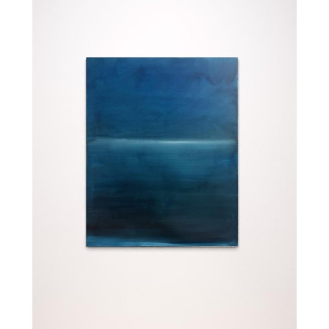 Artist: Marilina Marchica Title: Blue Landscape Year: 2026 Medium: Oil on canvas Dimensions: 80x100 Signature: Signed on...