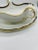 Meissen Porcelain Cobalt & Gold Rim Decorated Sauce Boat with attached under plate. Marked to underside. Please note I...