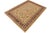 Shabby Chic Art Nouveau Tan/Aubergine Wool Rug - 9'0'' X 11'9'' For Sale - Image 3 of 10